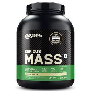 Optimum Nutrition (ON) Serious Mass High Protein High Calorie Weight Gainer Powder