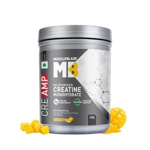 MuscleBlaze Micronised Creatine Monohydrate CreAMP Powder