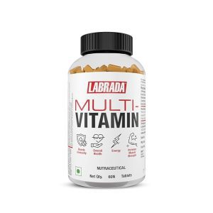 Labrada MultiVitamin (10 Vitamins, 7 Minerals, Gingko Bilboa Extract, Panax Ginseng, Lycopene, 3 Enzymes, Once Daily)
